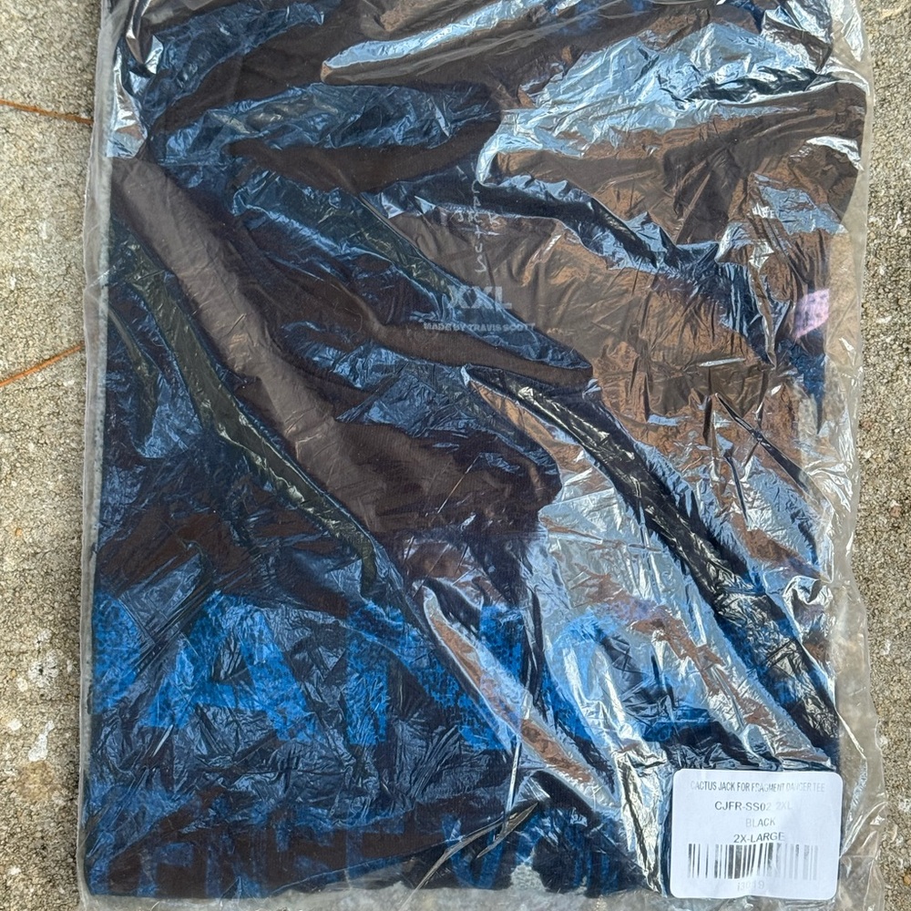Sealed 2021 new Travis Scott Cactus Jack Fragment Tee Shirt 2XL NWT Fujiwara 2X